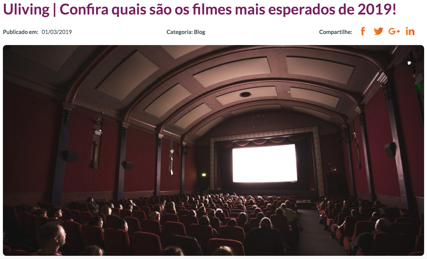 Uliving – Filmes Esperados